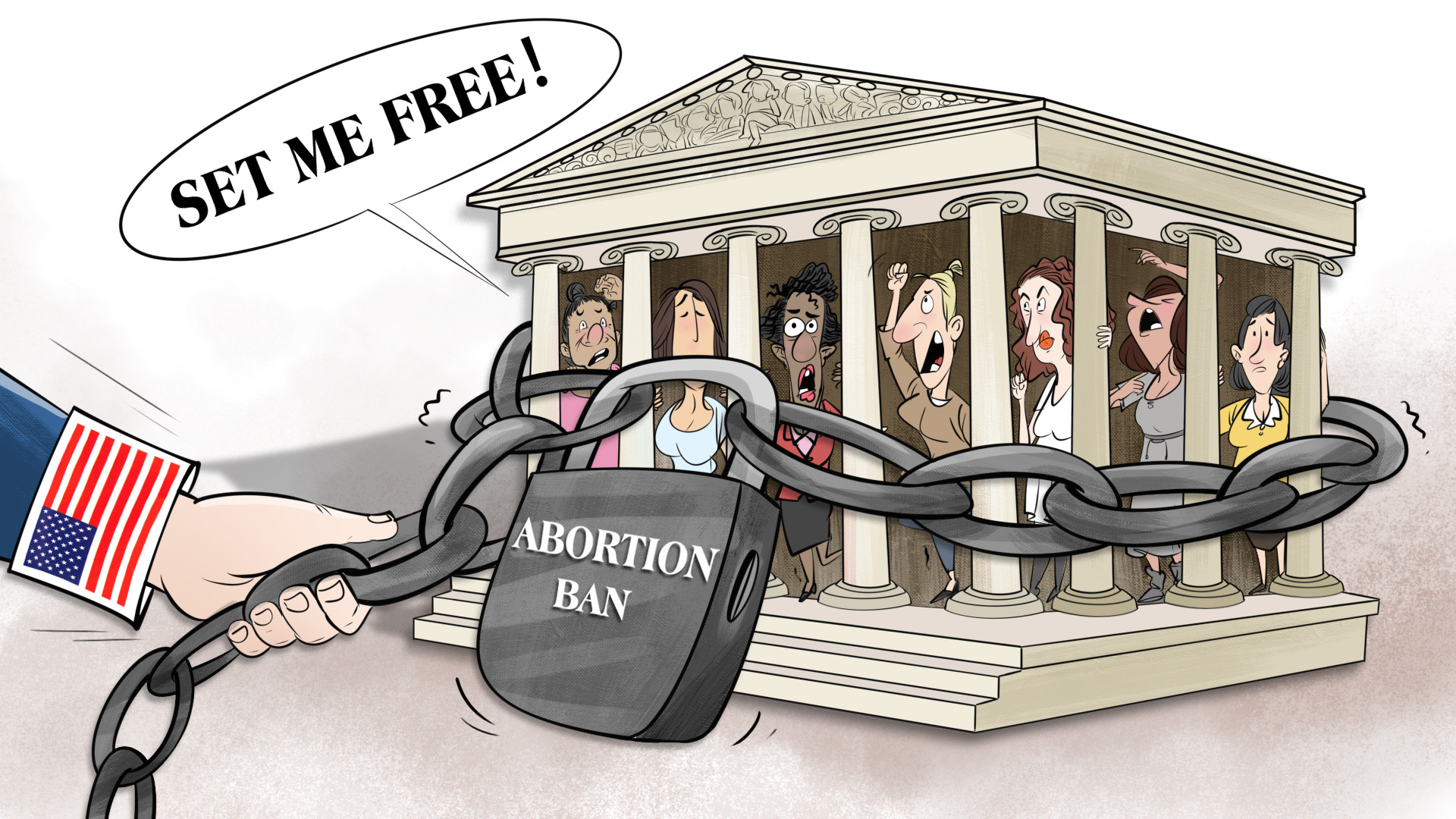 The shackles of women's freedom  /CGTN