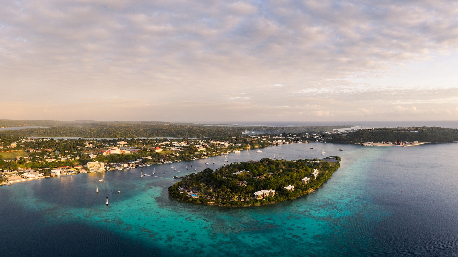 Iririki island near Port Villa, the capital of Vanuatu. /VCG