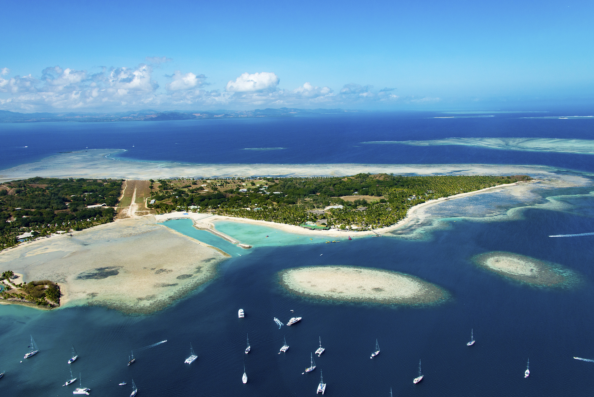 An aerial view of Fiji. /VCG