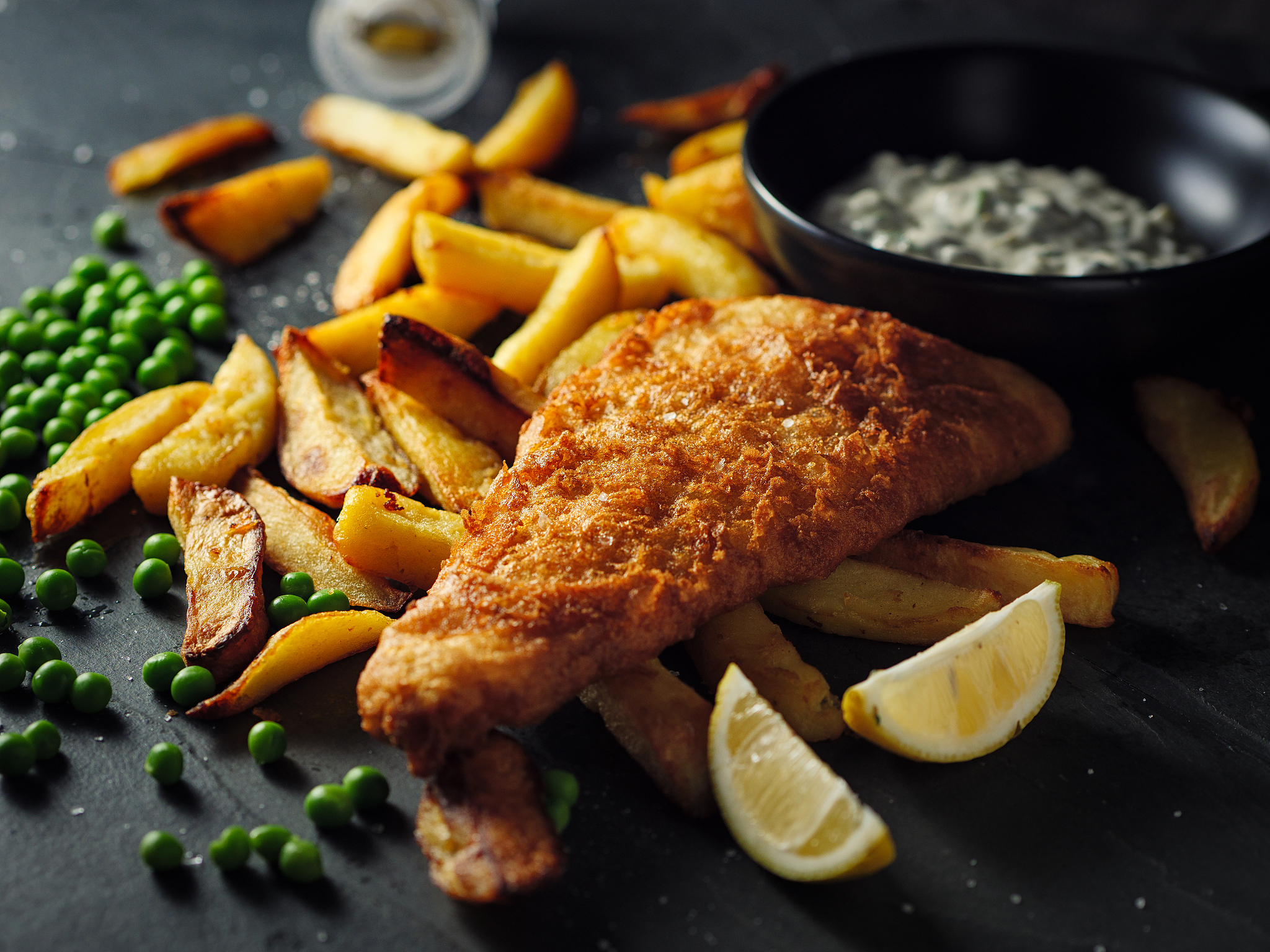 English fish and chips. /VCG